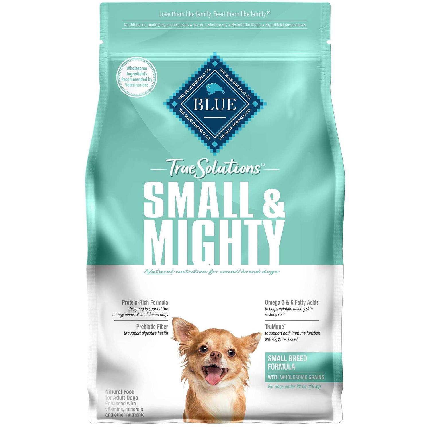 Blue Buffalo True Solutions Small & Mighty Natural Small Breed Adult Dry Dog Food - Healthber