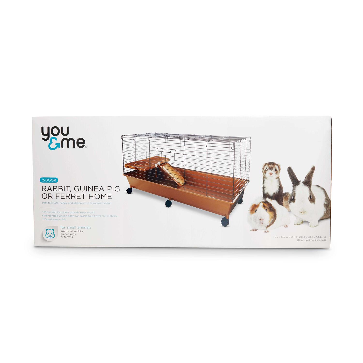 You Me Living The Dream Small Animal 2-Door Habitat - Healthber