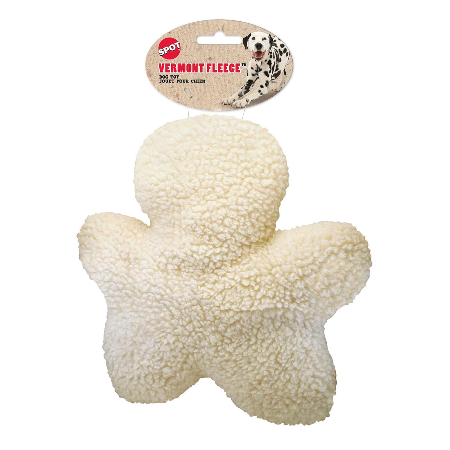 Ethical Pet Products Vermont Fleece Chew Man Dog Toy - Healthber