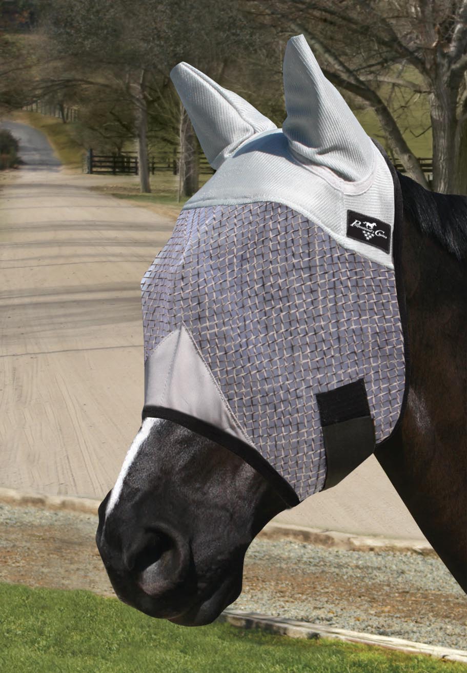 Professional's Choice Nylon Mesh Horse Fly Mask with Ears - Healthber