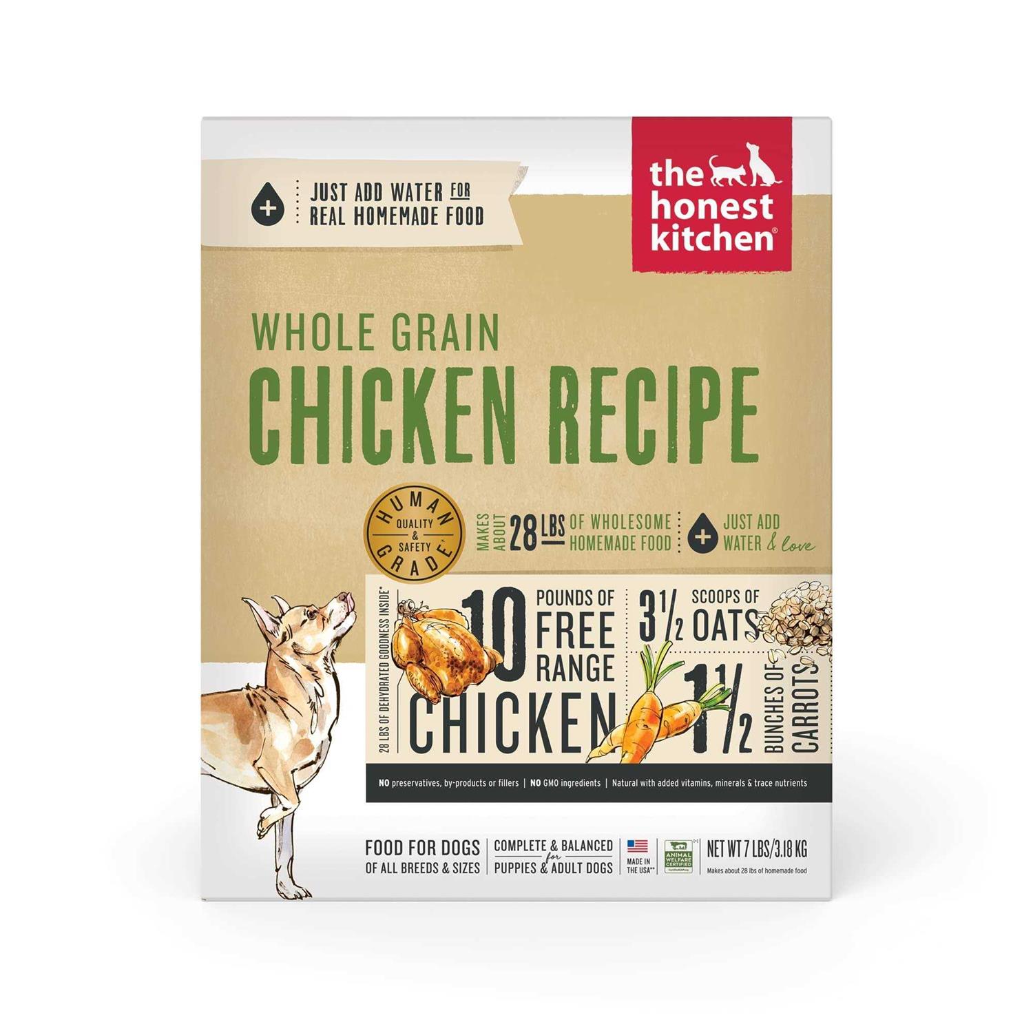 The Honest Kitchen Dehydrated Whole Grain Chicken Dog Food - Healthber