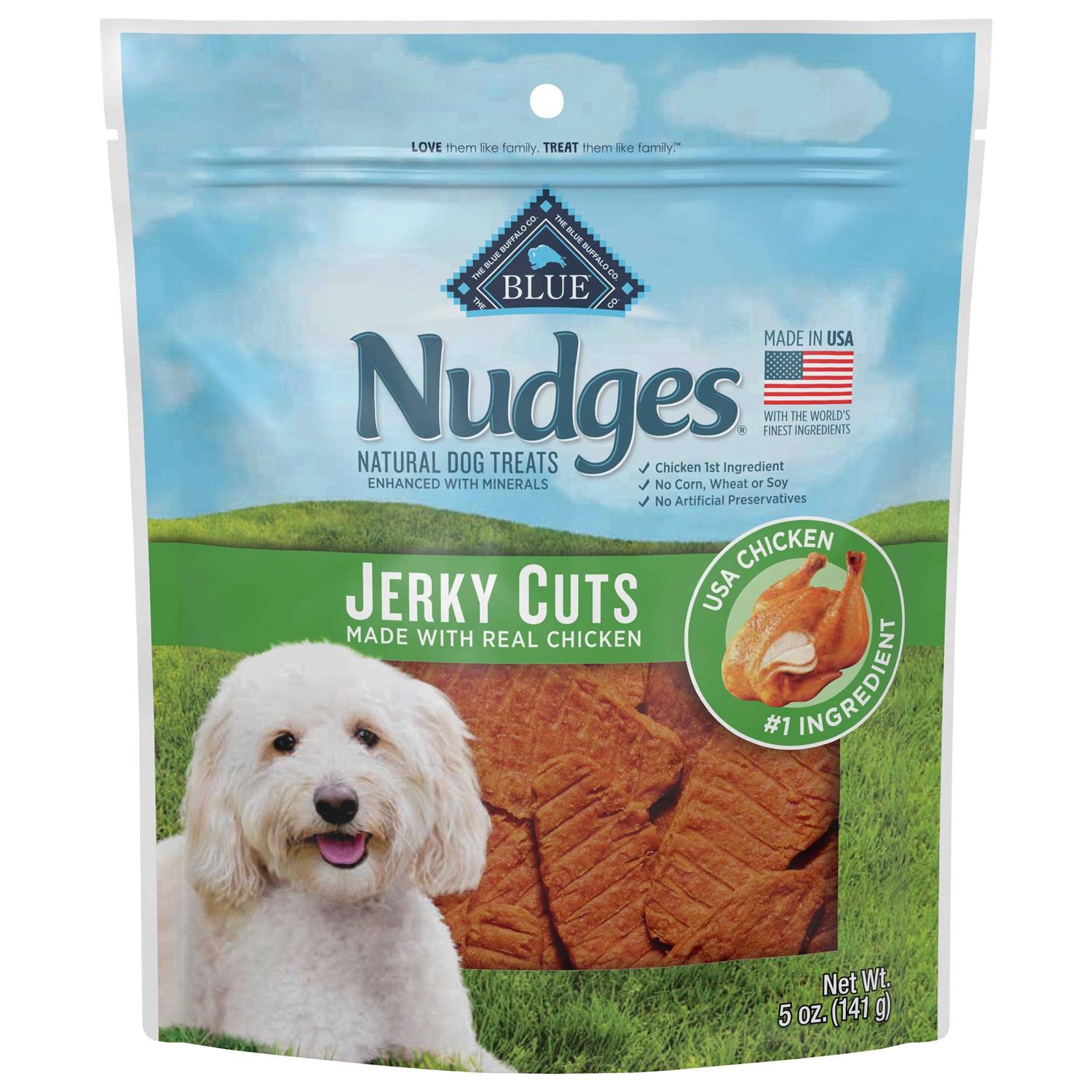 Nudges Dog Treats Jerky Cuts - Healthber