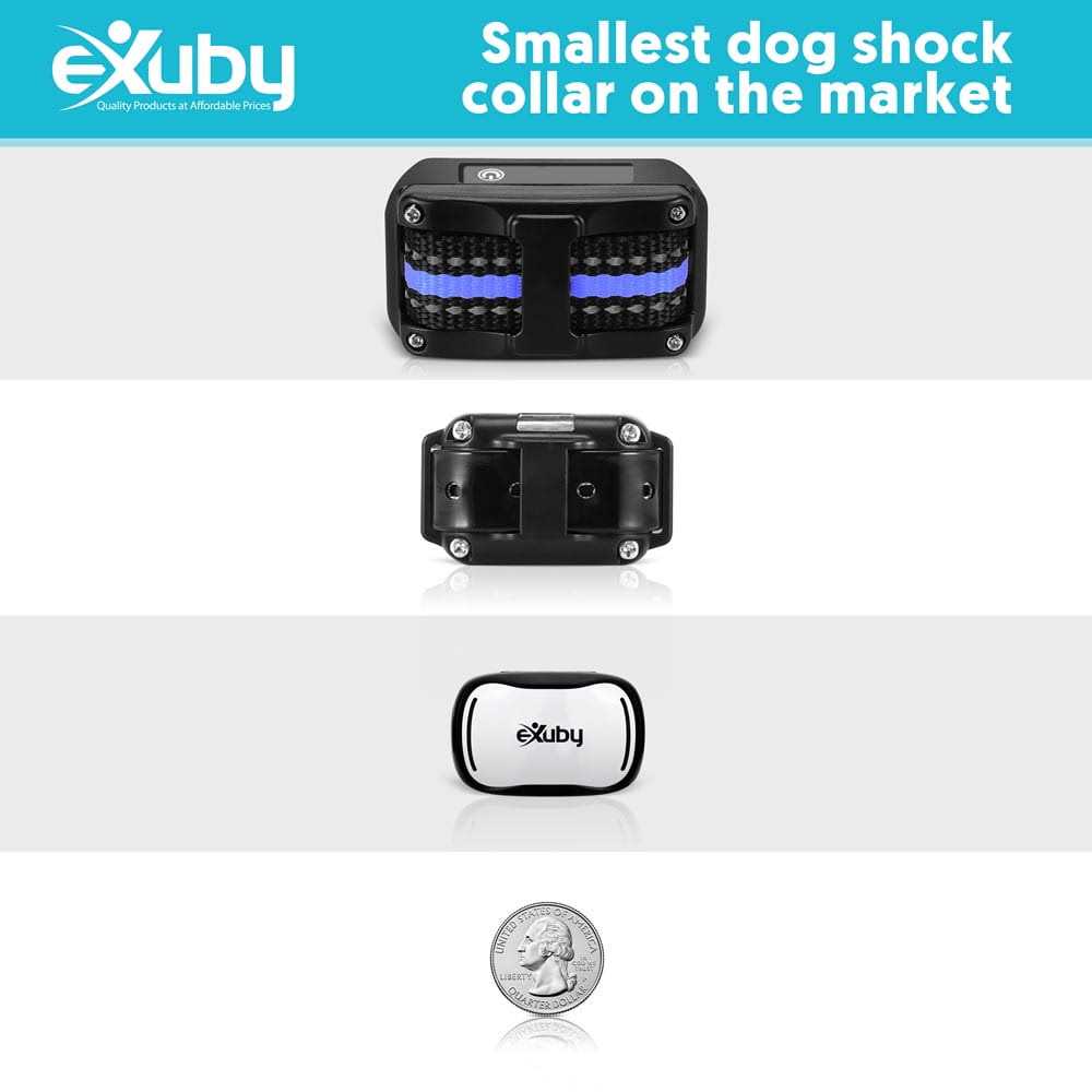 Exuby Tiny Shock Collar for Small Dogs 5-15lbs Smallest Collar on The Market - Healthber
