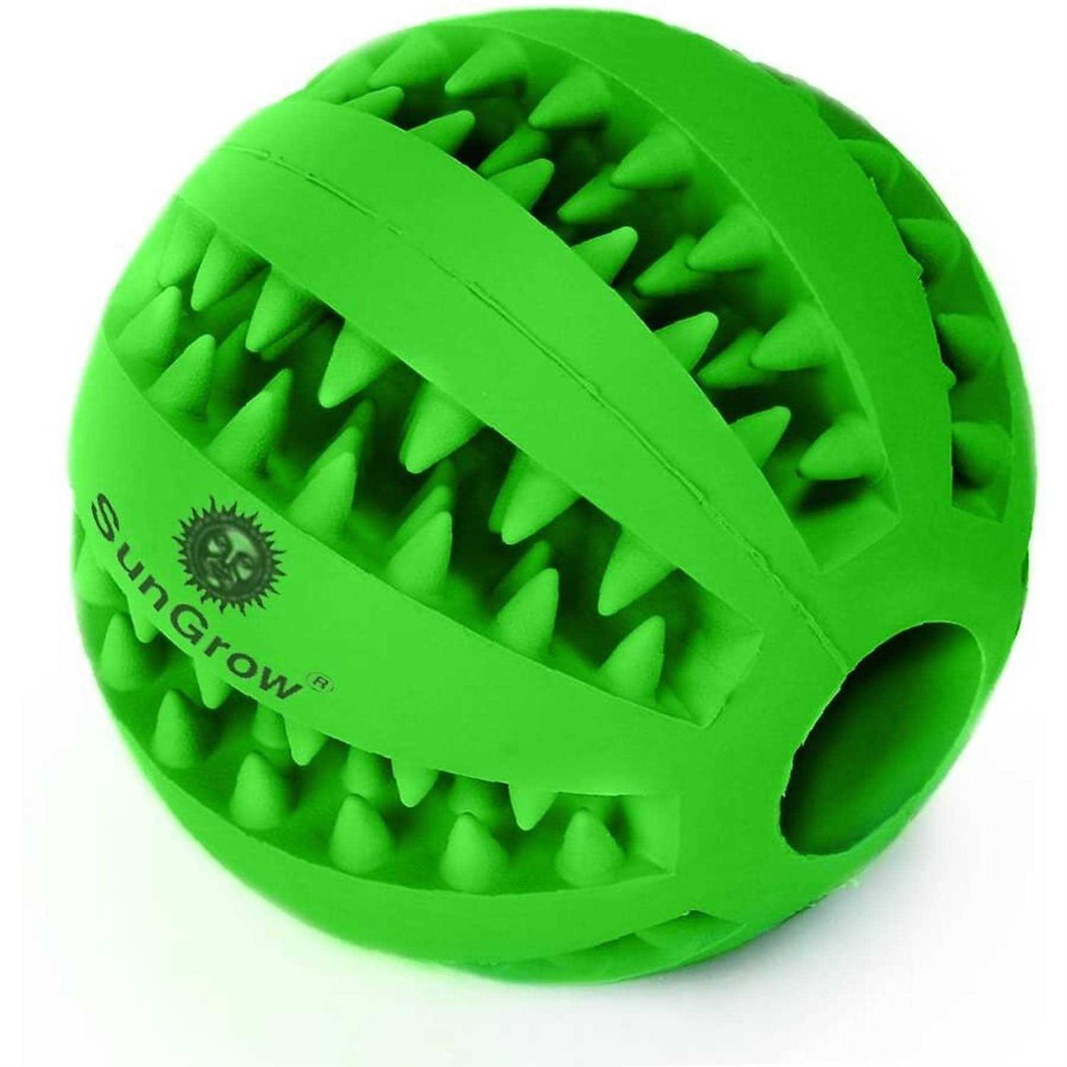 SunGrow Teething Treat Chew Ball for Rabbit Ferret Guinea Pig - Healthber