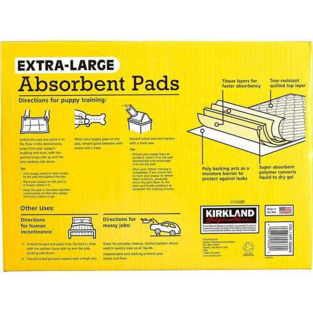 Kirkland Signature Absorbent Multipurpose Pads - Healthber