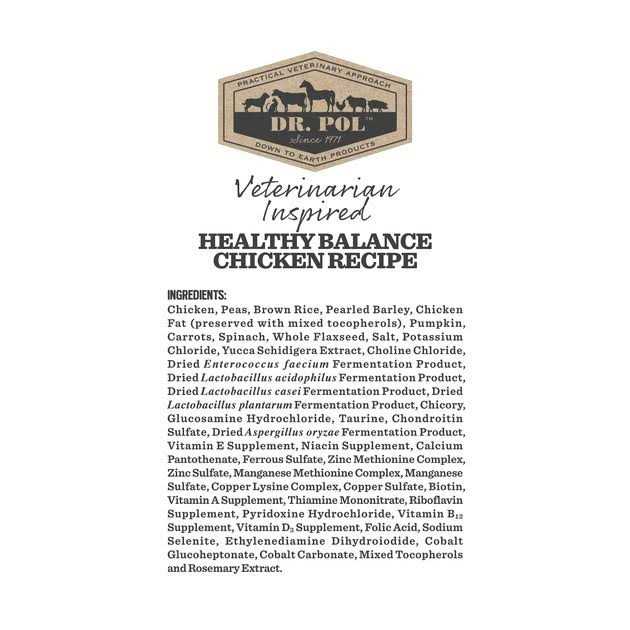 Dr. Pol Healthy Balance Chicken Recipe Dry Dog Food - Healthber
