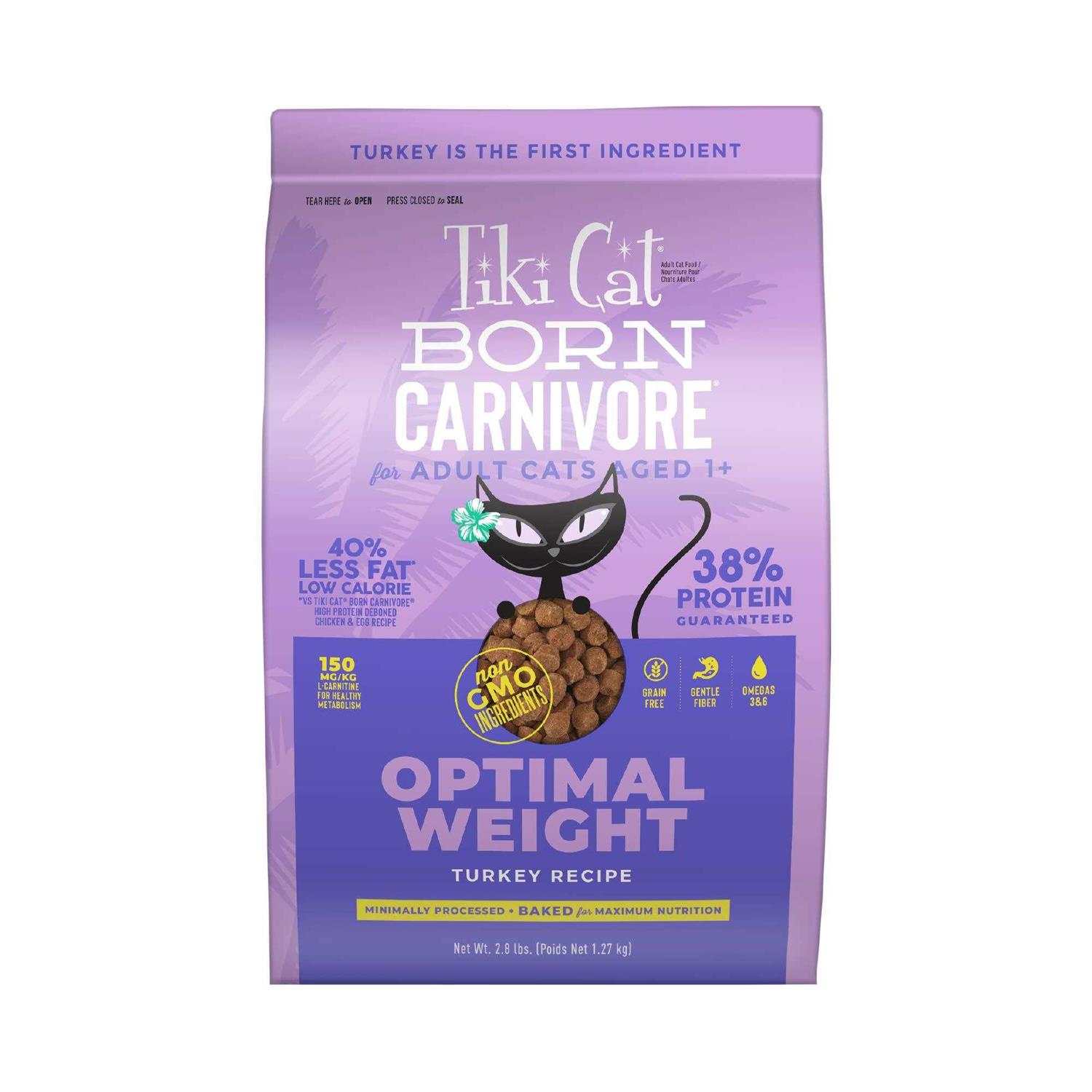 Tiki Cat Born Carnivore Turkey Light Dry Food - Healthber