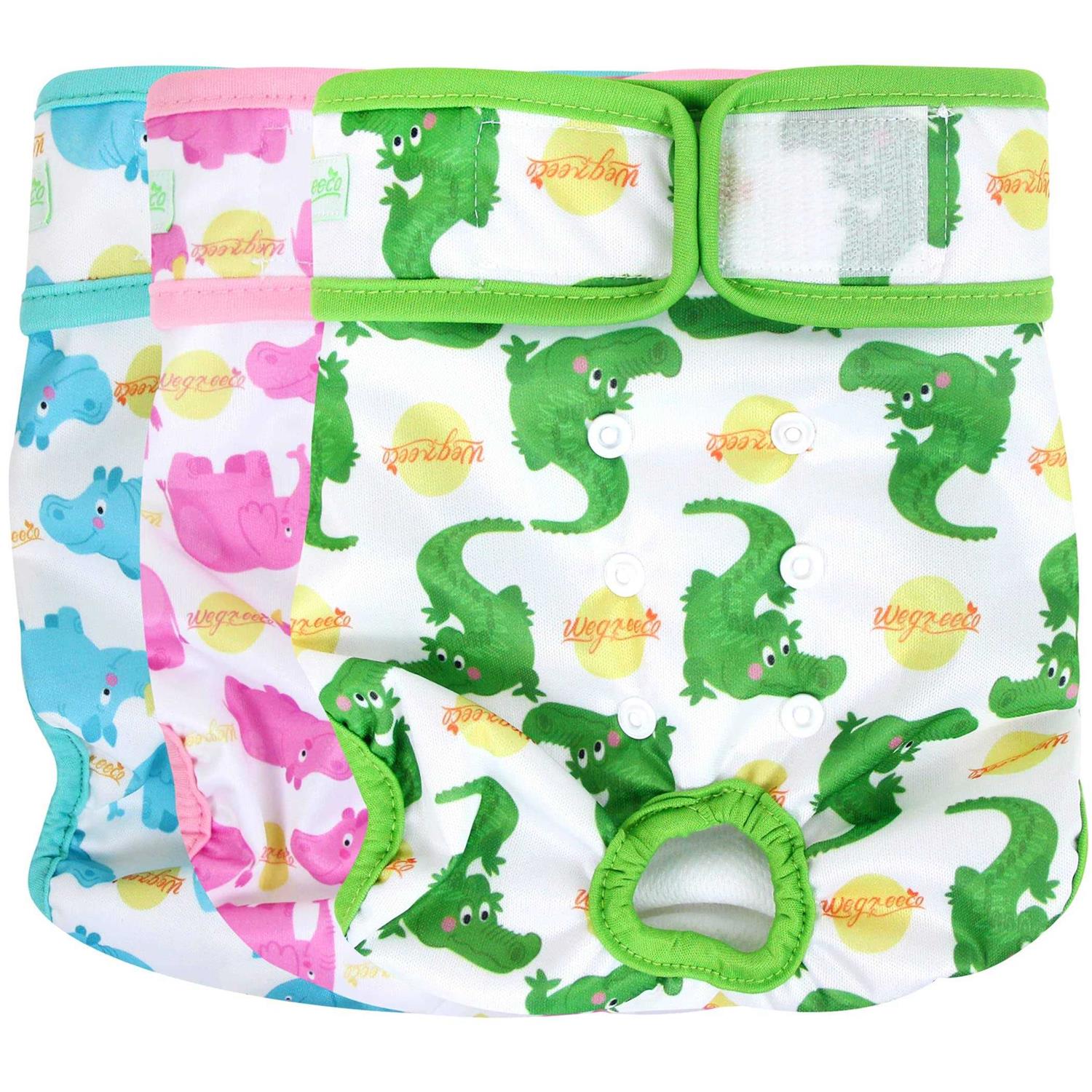 Wegreeco Luxury Washable Reusable Dog Diapers Durable Female Dog Diapers - Healthber