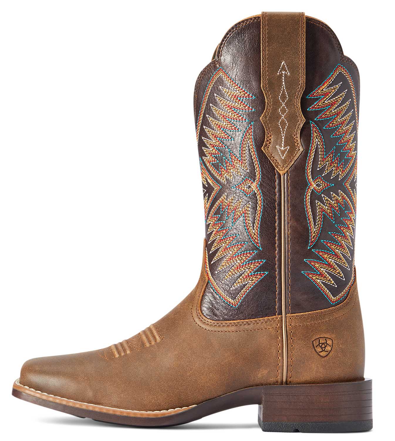 Ariat Women's Odessa StretchFit Western Boot, Fateful Brown - Healthber