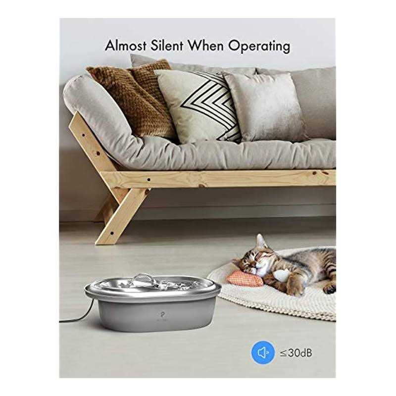 Petlibro Cat Water Fountain Stainless Steel - Healthber