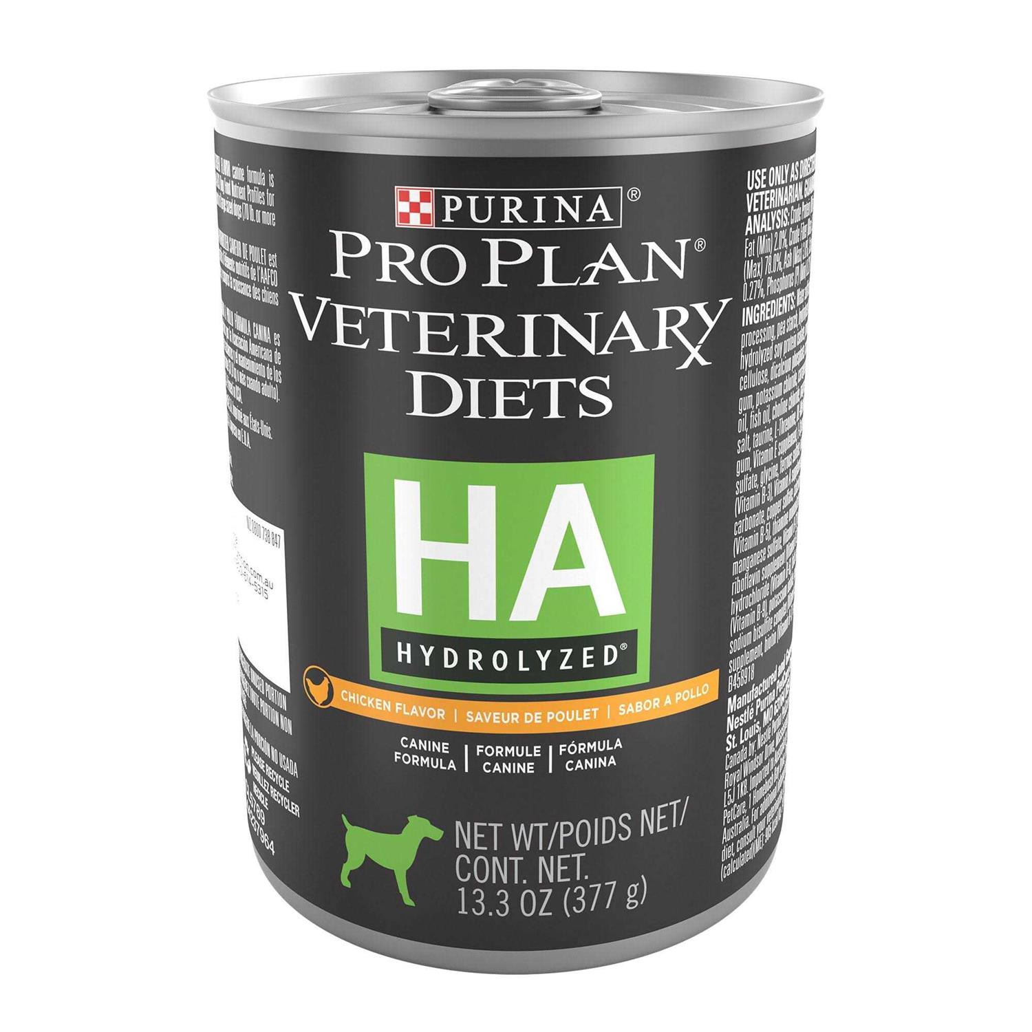 Purina Pro Plan Veterinary Diets HA Hydrolyzed Chicken Flavor Canine Formula Adult Wet Dog Food - Healthber