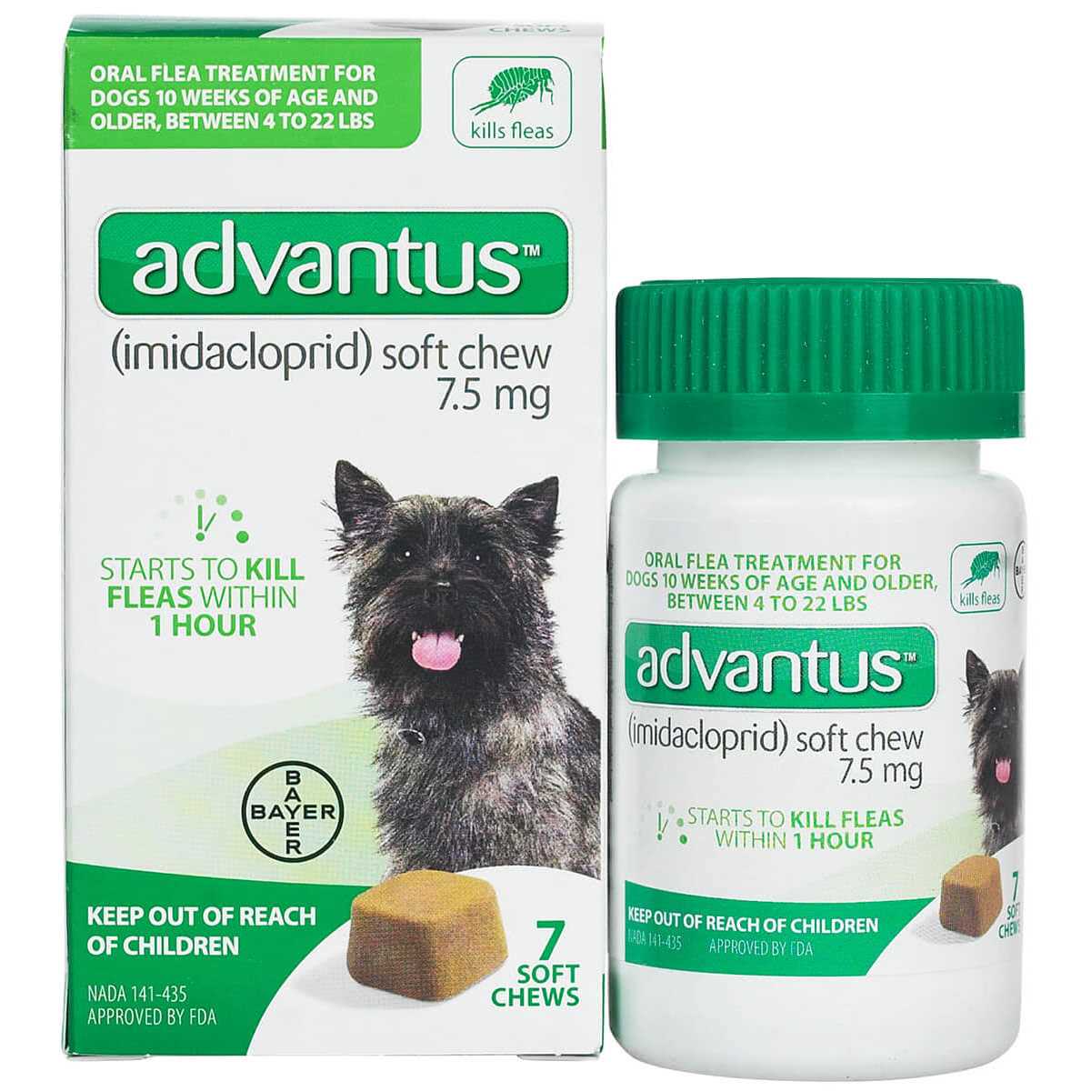 Advantus Oral Flea Treatment Soft Chews for Dogs - Healthber