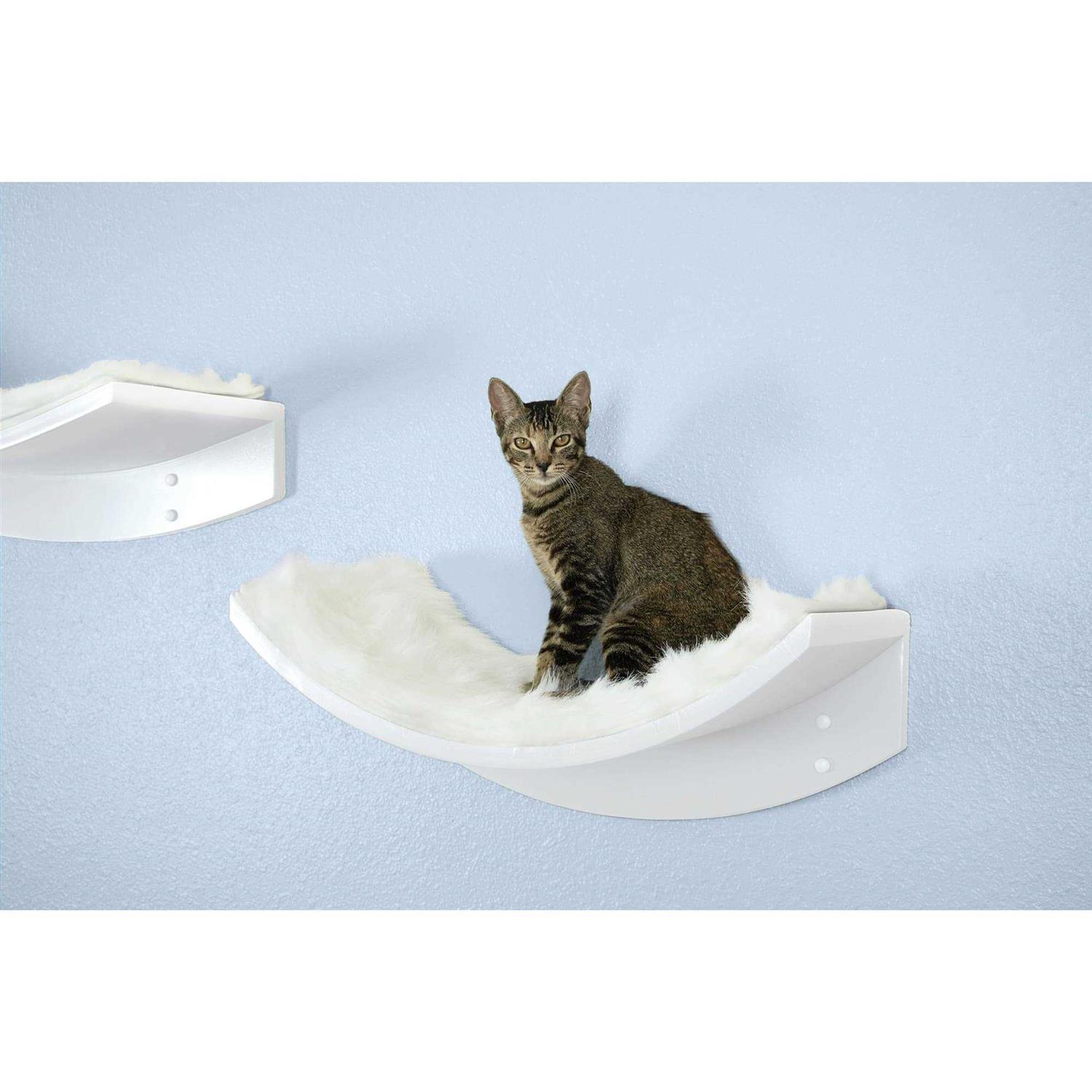 The Refined Feline Lotus Leaf Cat Shelf - Healthber