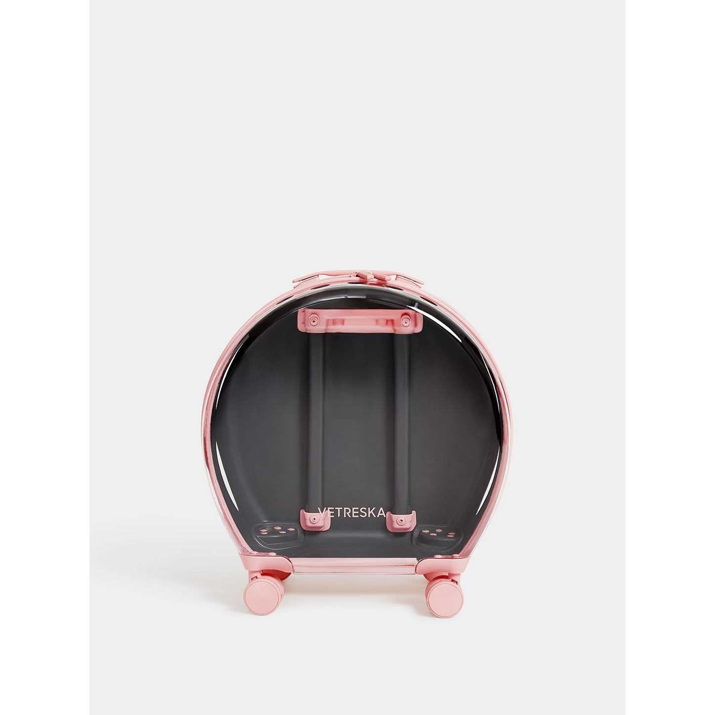 Vetreska Bubble Pet Carrier Pink Color Block - Healthber