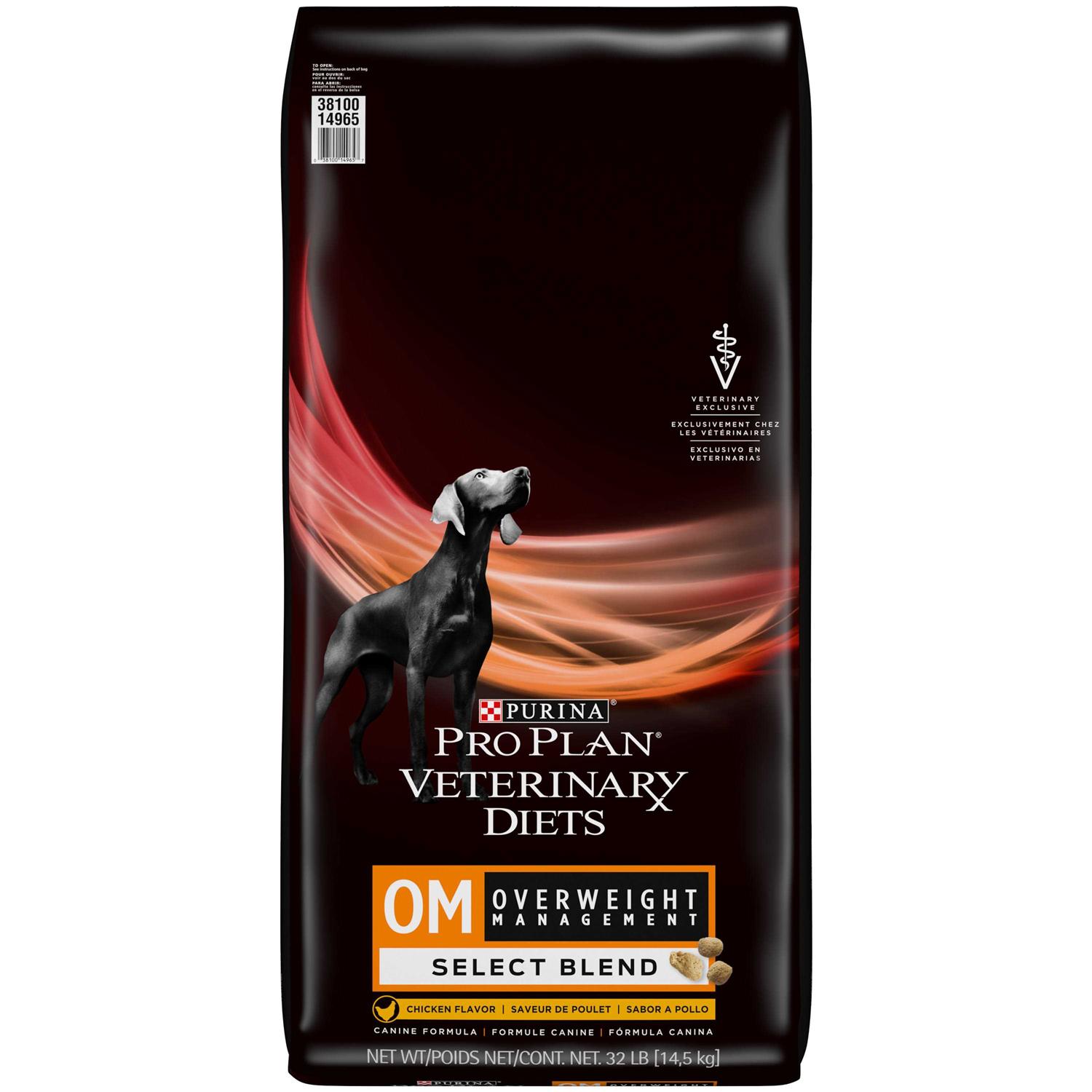 Purina Pro Plan Veterinary Diets OM Select Blend Overweight Management Dry Dog Food - Healthber