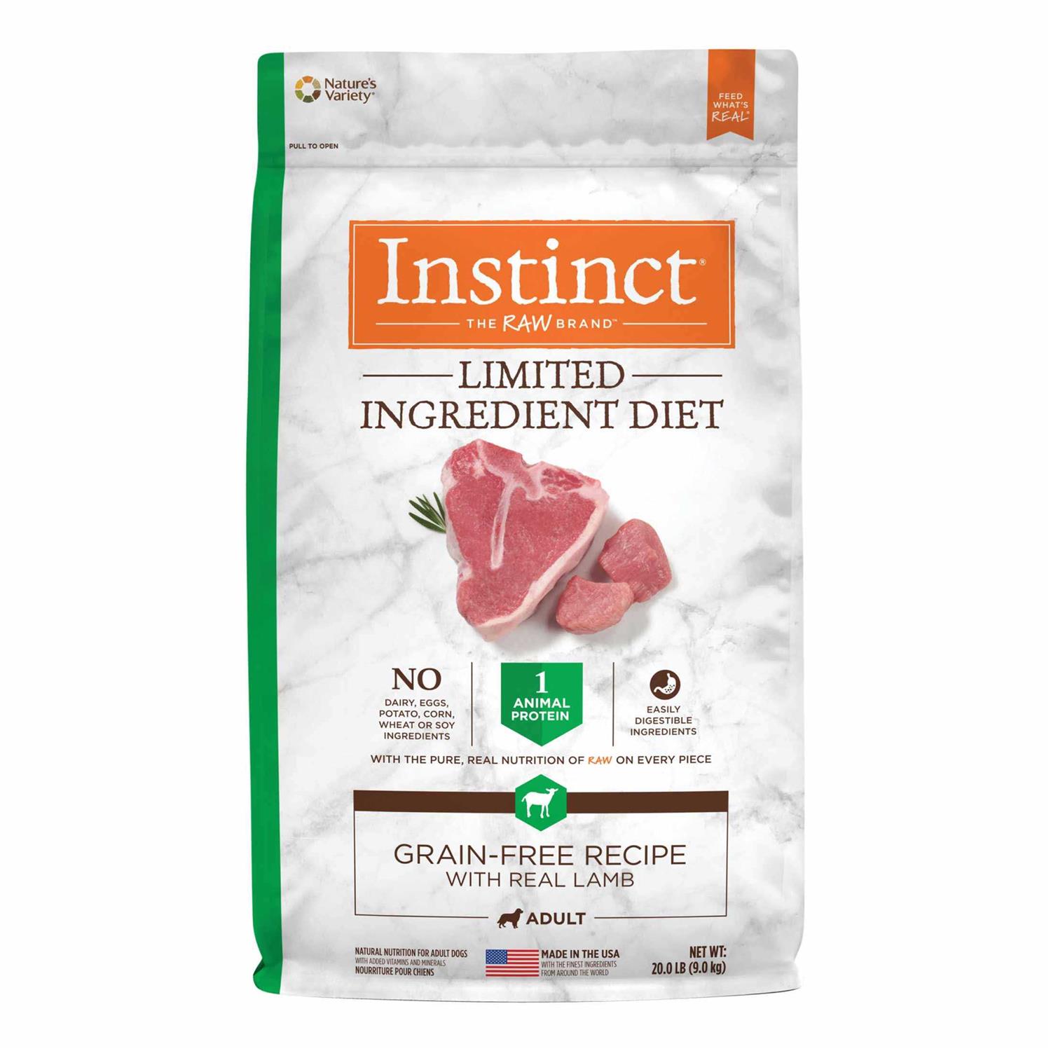 Instinct Limited Ingredient Diet Grain Free Recipe with Real Lamb Dry Dog Food - Healthber