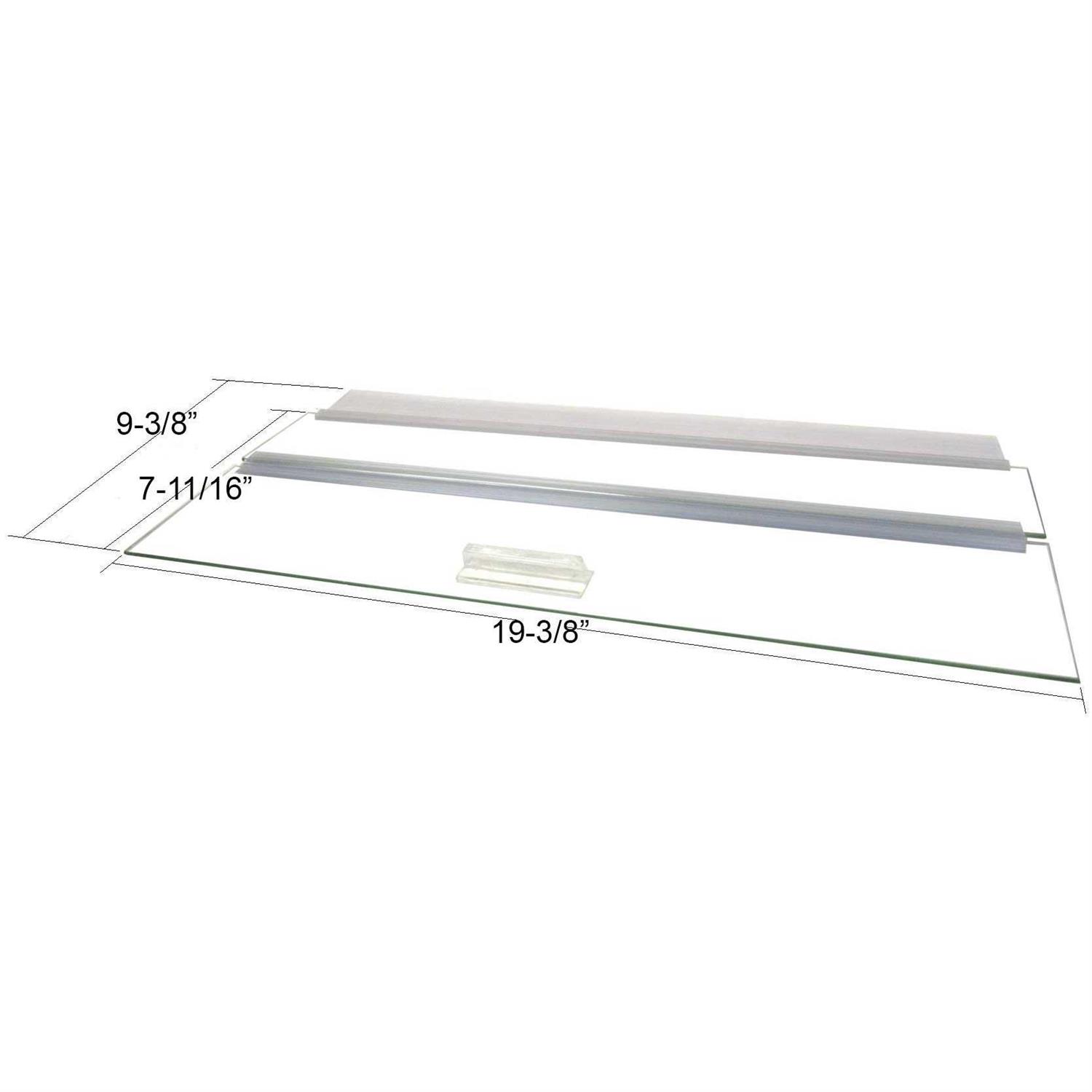 Blue Spotted Glass Canopy for Aquariums with and Without Center Braces - Healthber