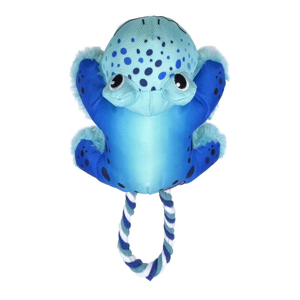 KONG Cozie Tuggz Frog - Healthber