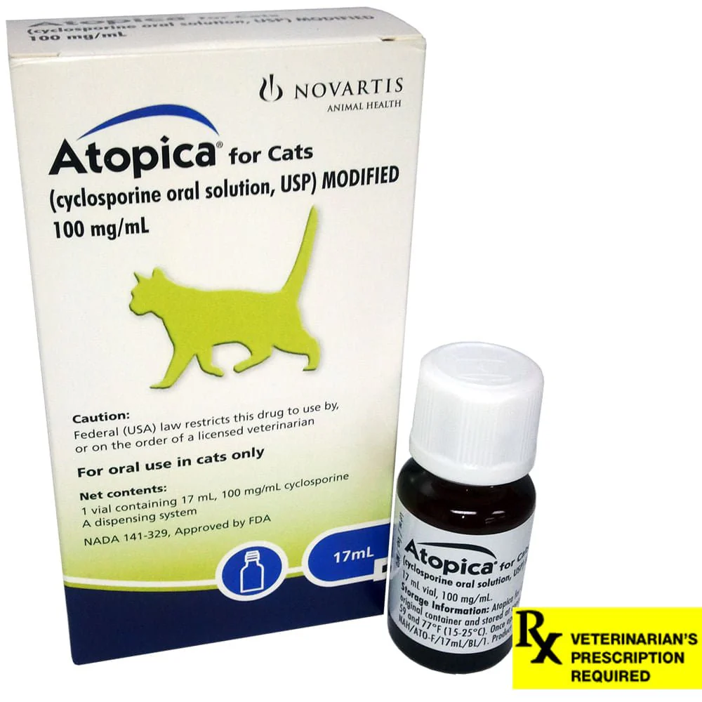 Rx Atopica for Cats Oral Solution - Healthber