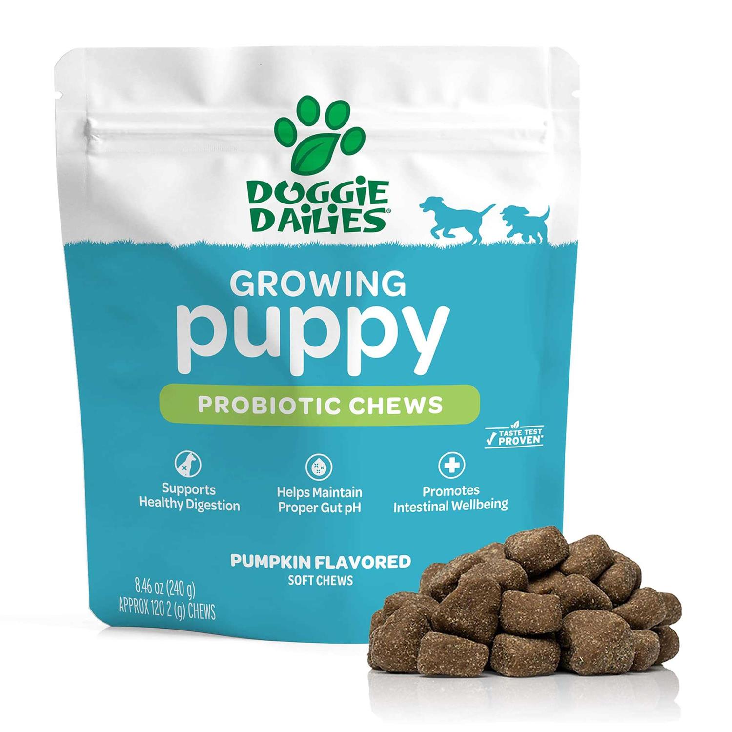 Doggie Dailies Puppy Probiotic Probiotics for Puppies with Digestive Enzymes - Healthber