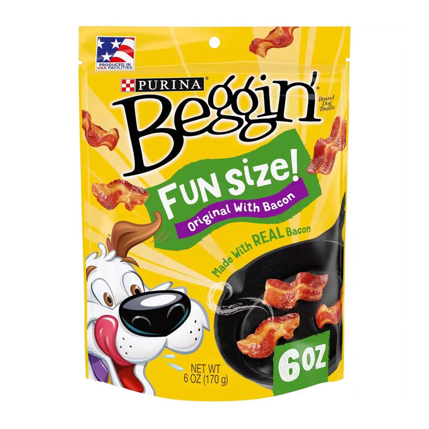 Purina Beggin’ Littles Bacon Dog Treats - Healthber
