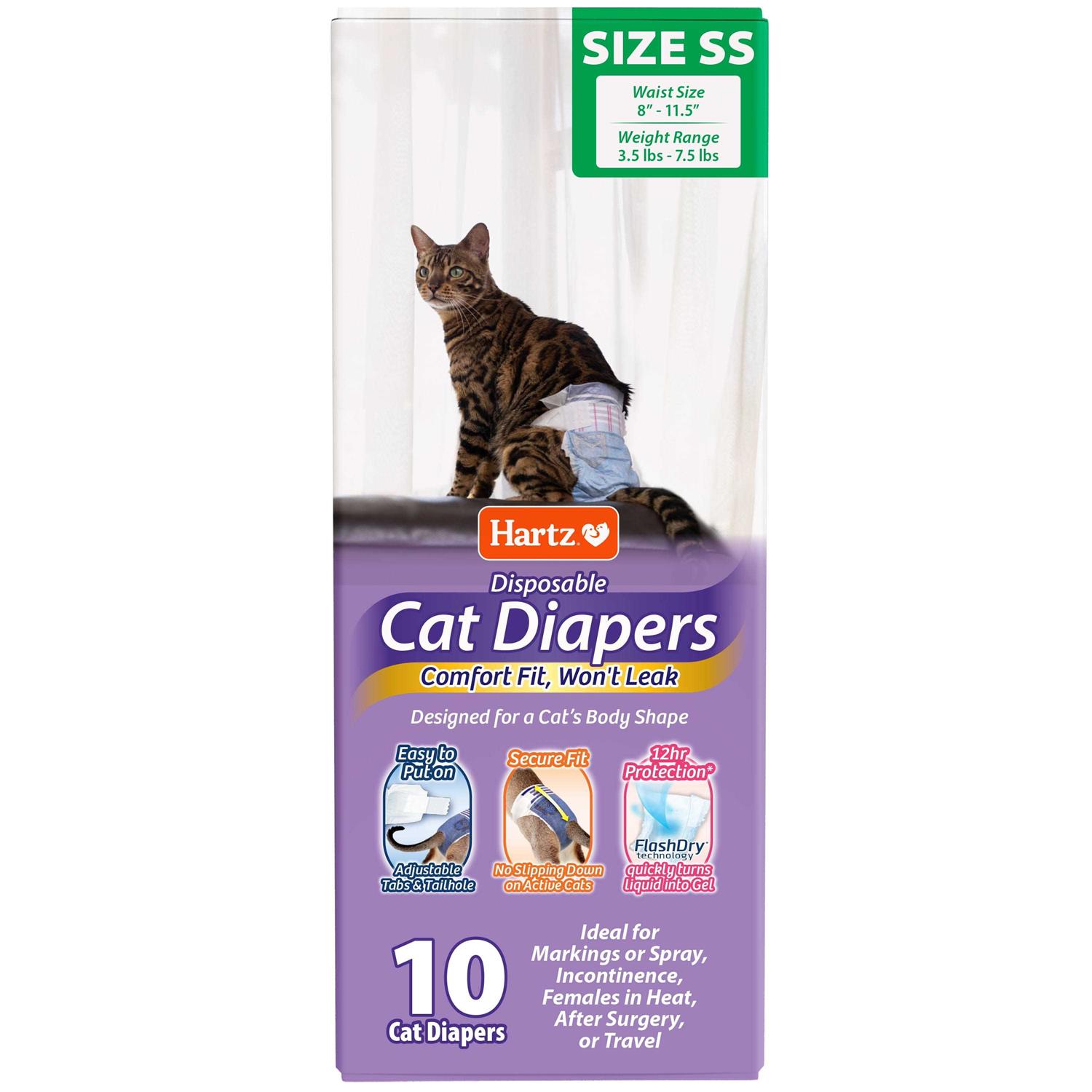 Hartz Disposable Cat Diapers - Healthber