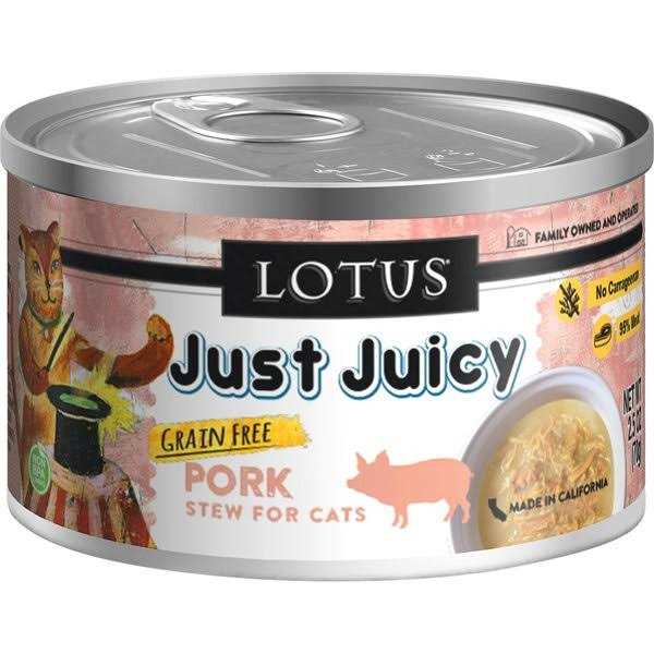 Lotus Just Juicy Venison Stew Canned Cat Food - Healthber