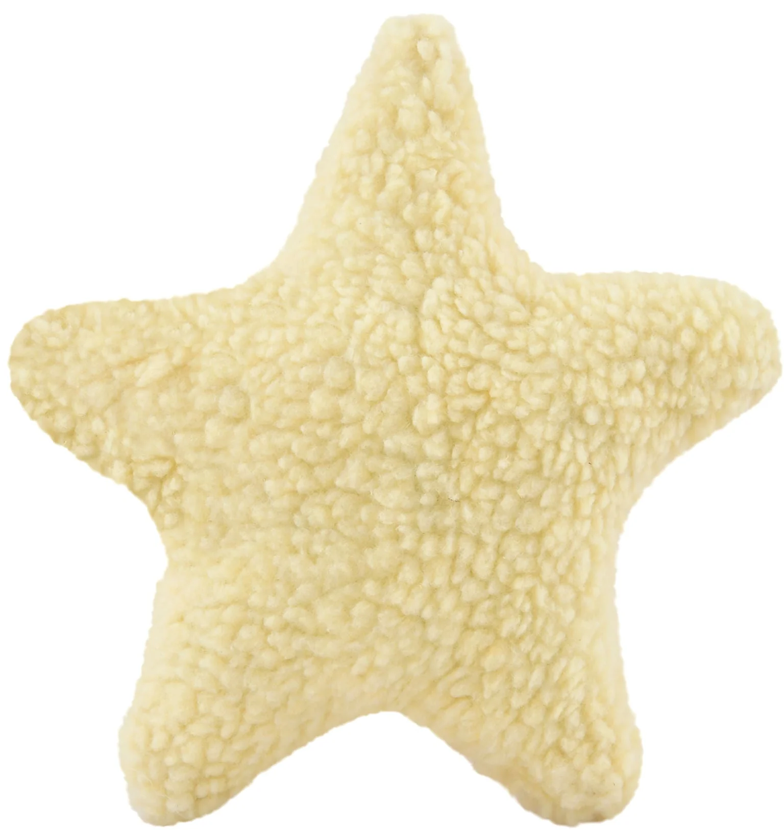 Fuzzy Shapes Squeaker Dog Toys, Natural Color, Star/Man/Bone - Healthber