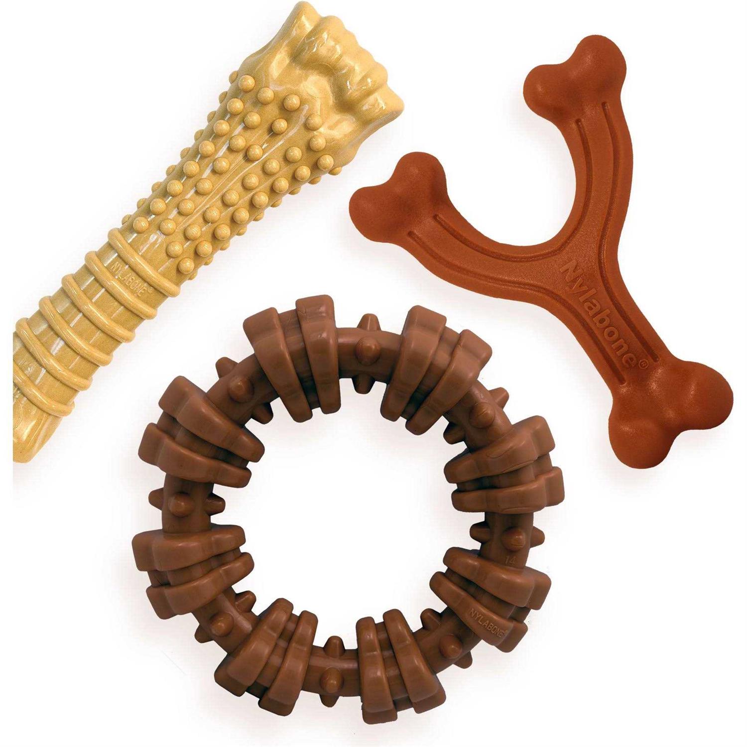 Nylabone Power Chew Customer Favorites Dog Chew Toy Bundle Customer Favorites Bundle Variety - Healthber