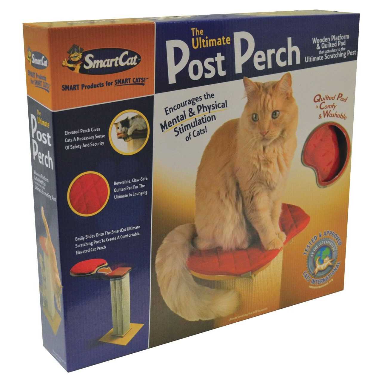 SmartCat The Ultimate Post Perch Pad - Healthber