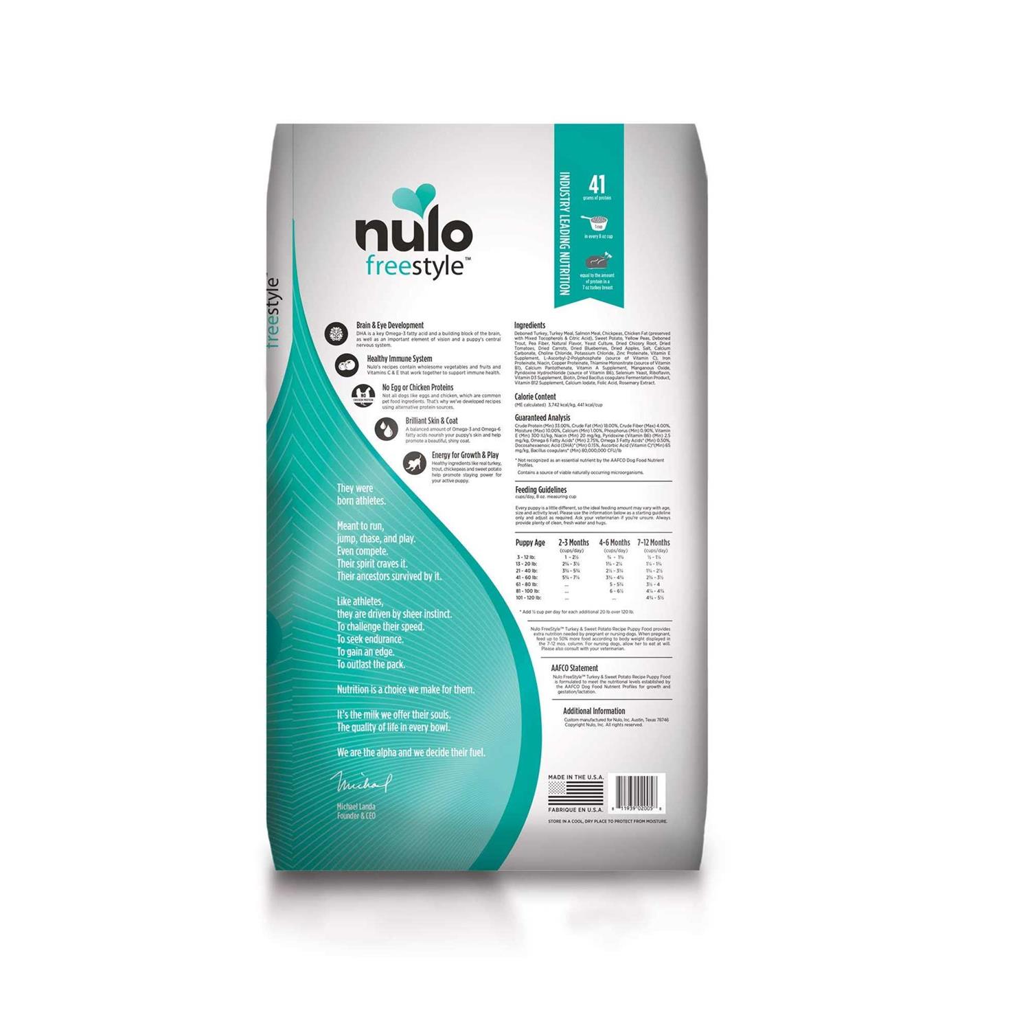Nulo Freestyle Grain Free Dry Puppy Food - Healthber