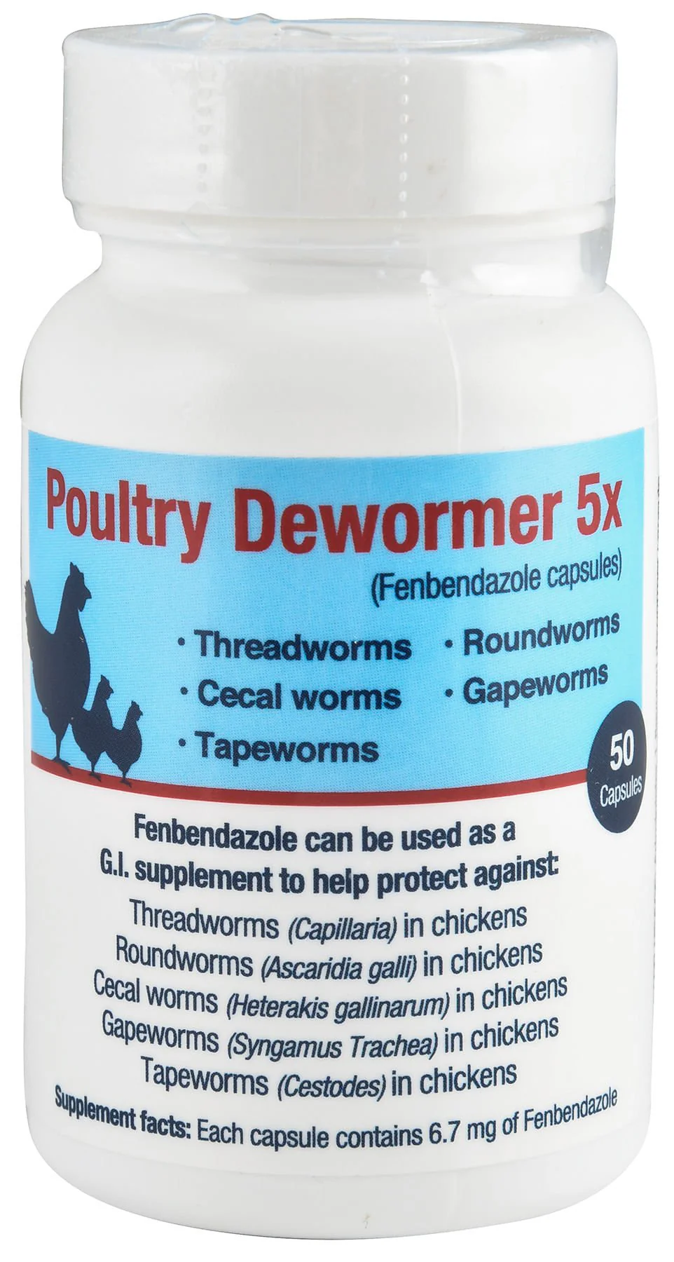 Poultry Dewormer 5x - Healthber