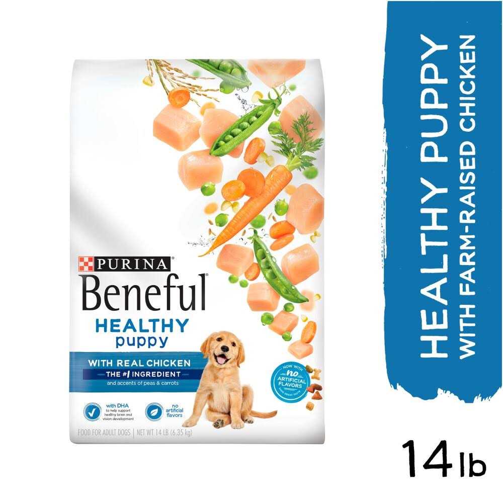 Purina Beneful Healthy Puppy Chicken Dry Dog Food - Healthber