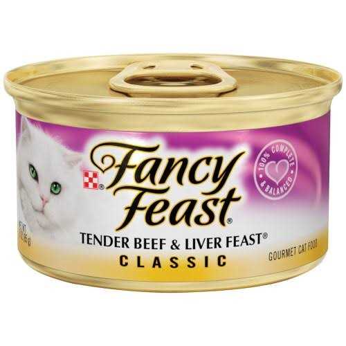 Fancy Feast Classic Beef & Liver Canned Cat Food - Healthber