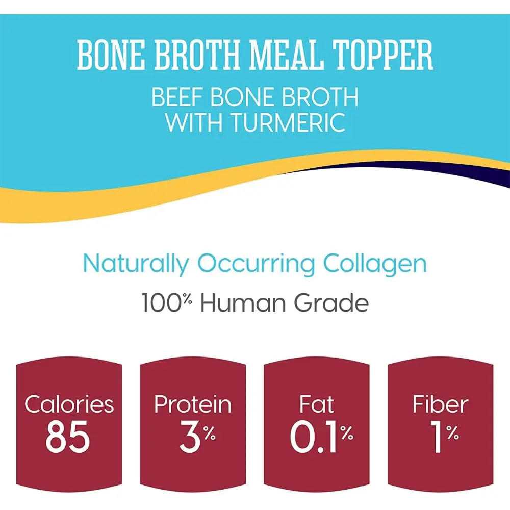 Solid Gold Beef Bone Broth with Turmeric Dog Food Topper - Healthber