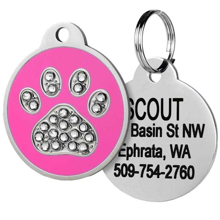GoTags Stainless Steel Personalized Dog & Cat ID Tag - Healthber