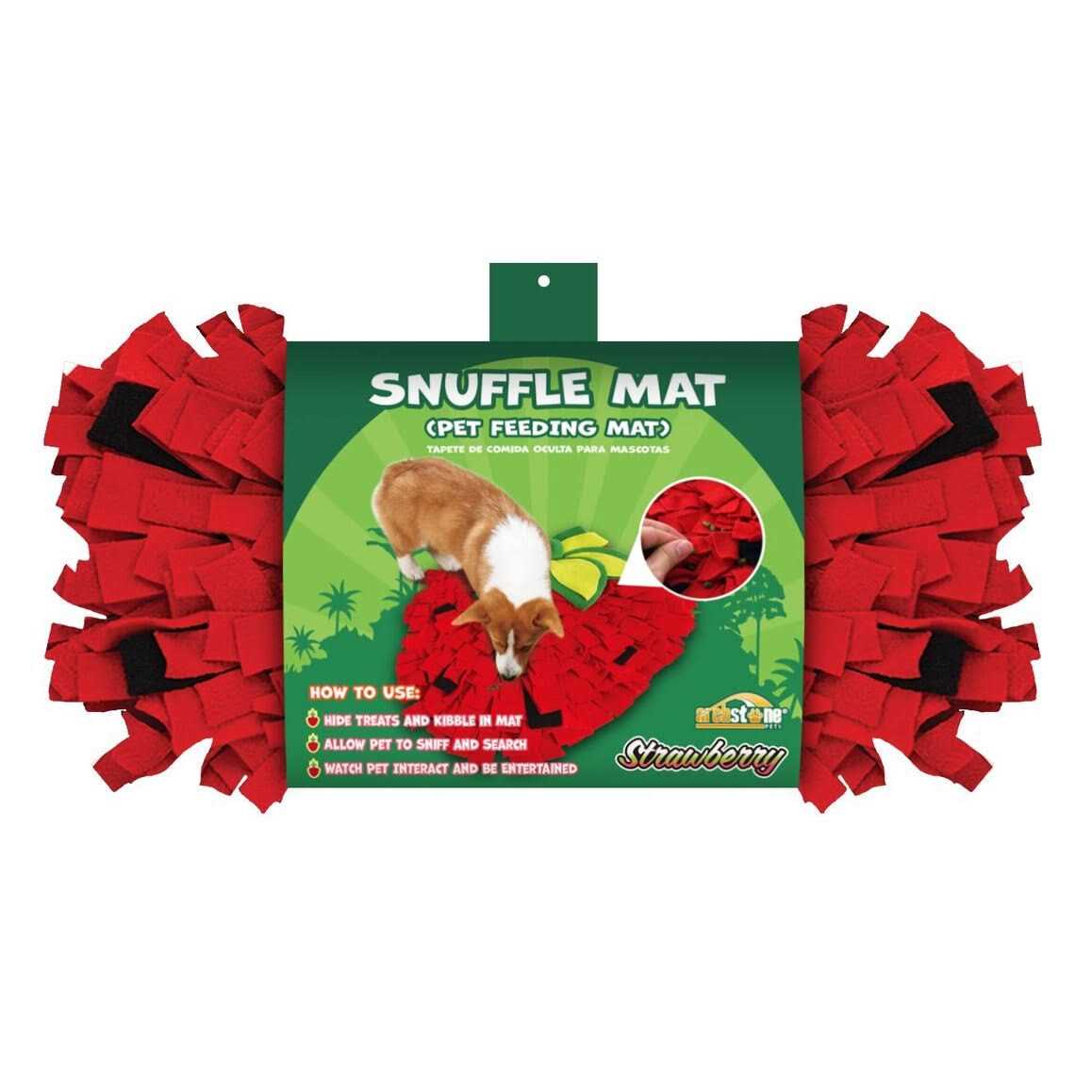 Archstone Pets Strawberry Dog Snuffle Mat - Healthber