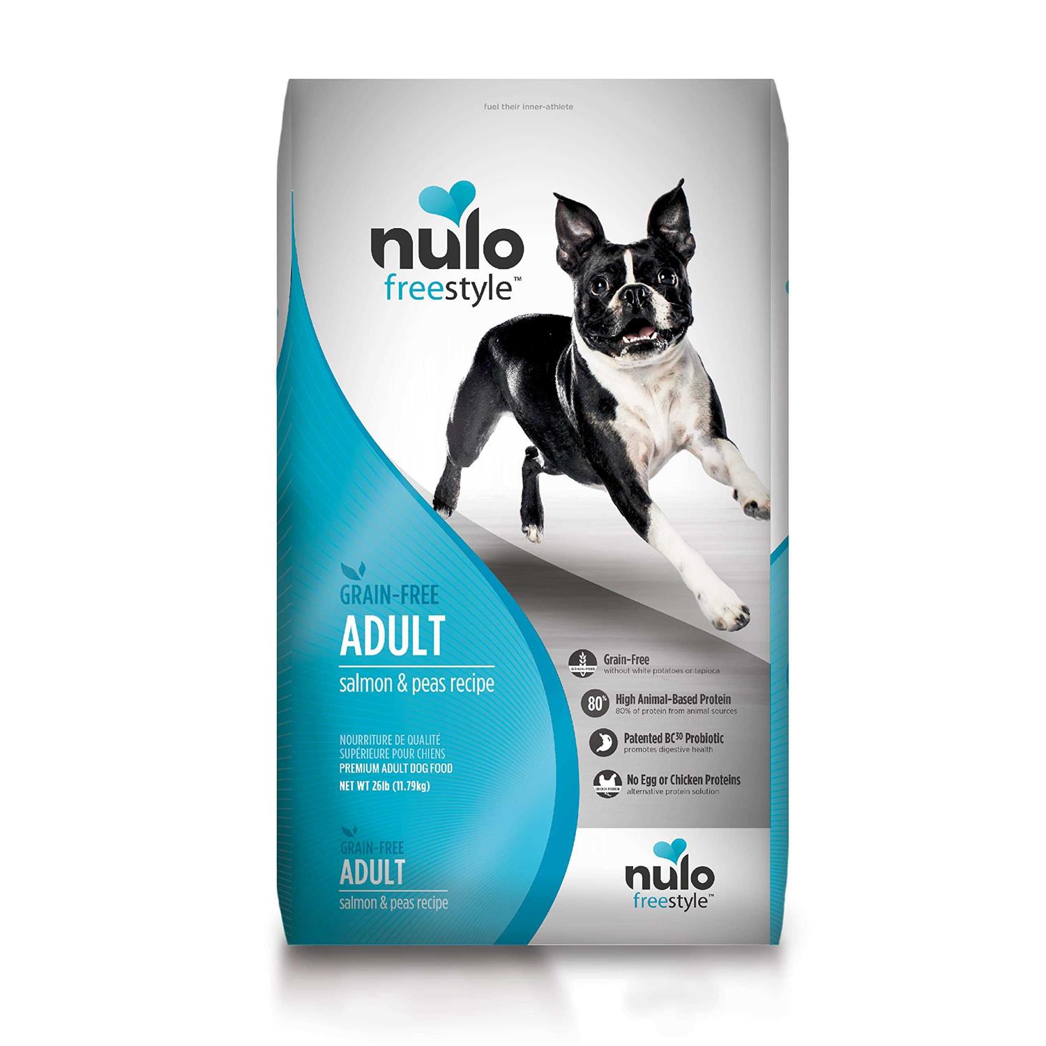 Nulo Freestyle Adult Salmon & Peas Grain-Free Dry Dog Food - Healthber