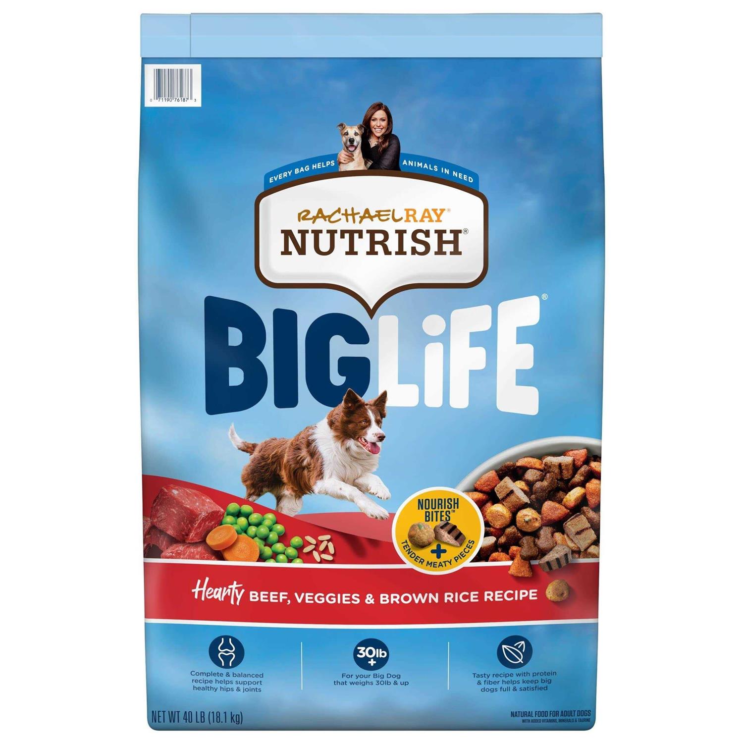 Rachael Ray Nutrish Big Life Dry Dog Food - Healthber