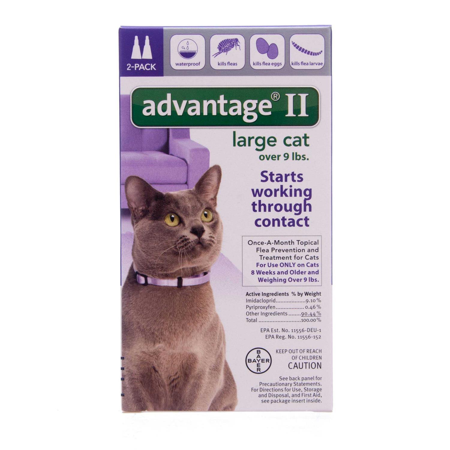 Advantage II Flea Treatment Cats - Healthber