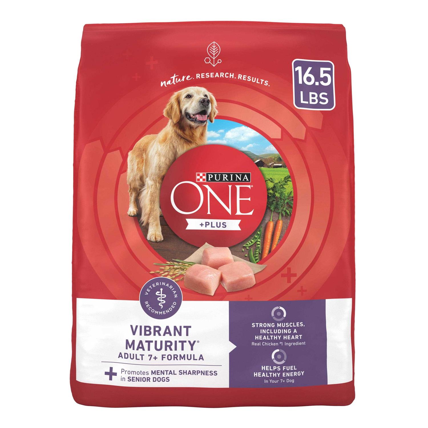 Purina ONE Plus Vibrant Maturity Adult Dry Dog Food Senior - Healthber
