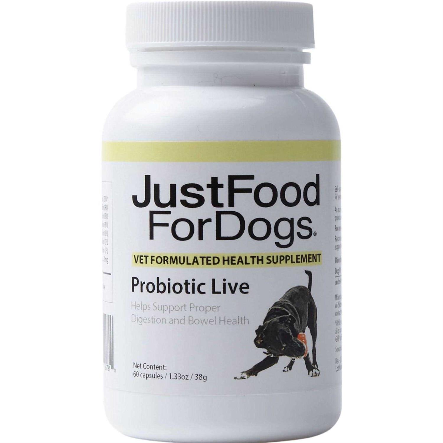 JustFoodForDogs Probiotic Caplets for Dogs - Healthber