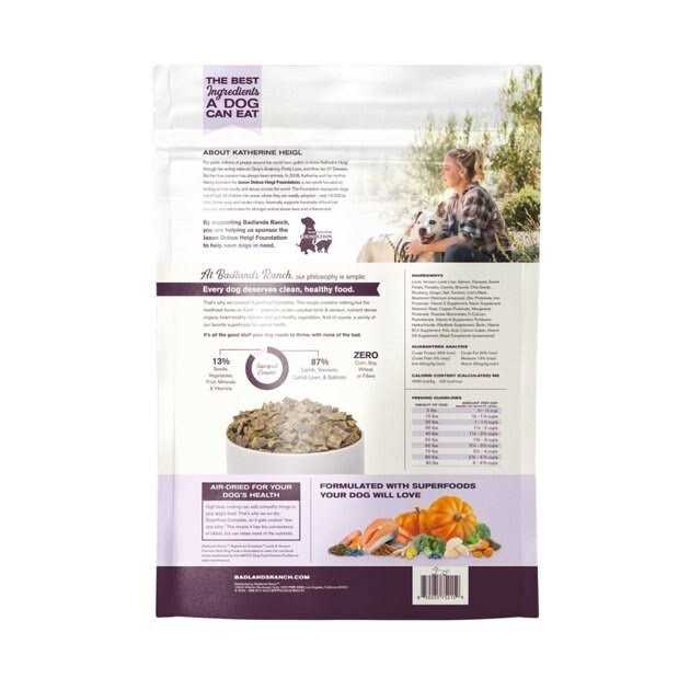 Badlands Ranch Superfood Complete Air Dried Lamb & Venison Dog Food - Healthber