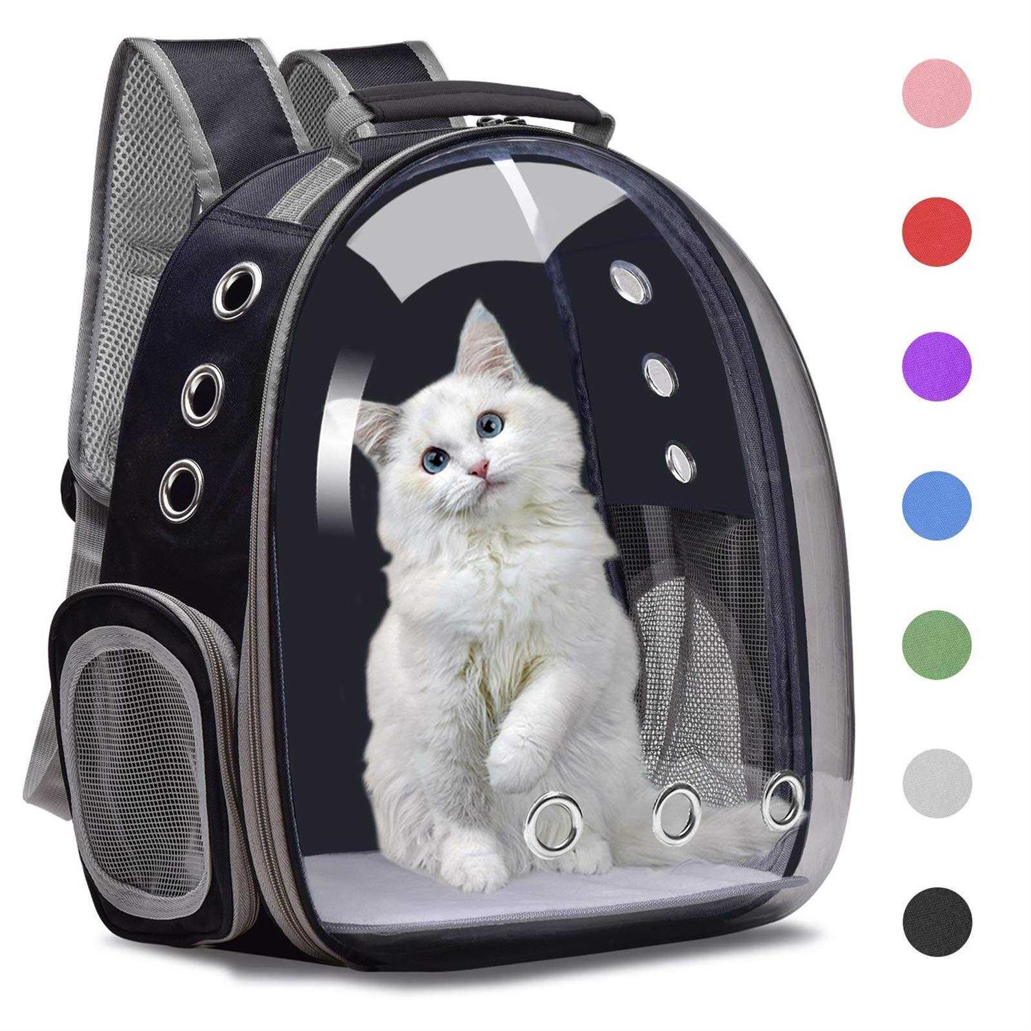 Henkelion Cat Backpack Carrier Bubble Bag Small Dog Backpack Carrier for Small Dogs - Healthber