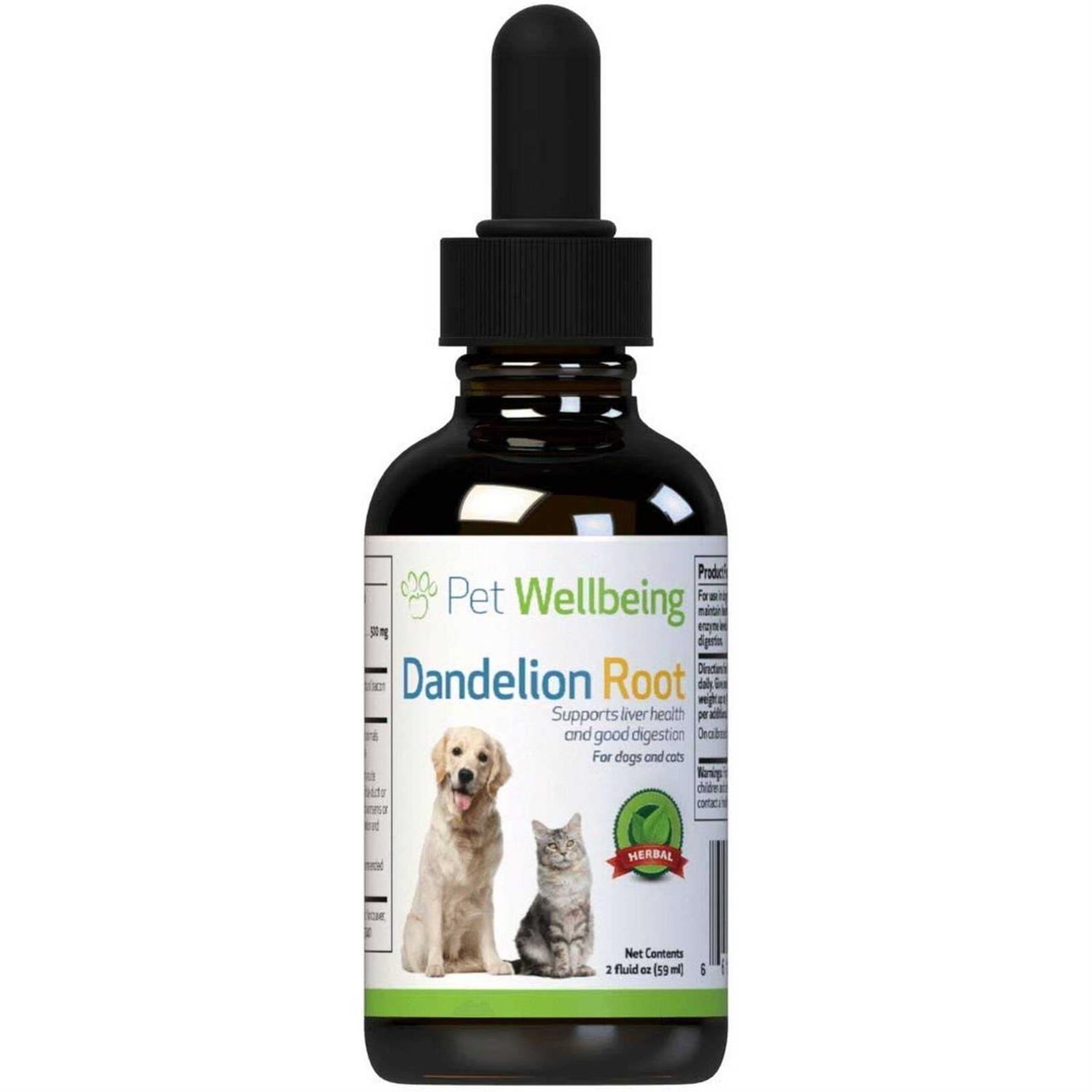 Pet Wellbeing -Dandelion Root for Cat Liver and Digestive Support - Healthber