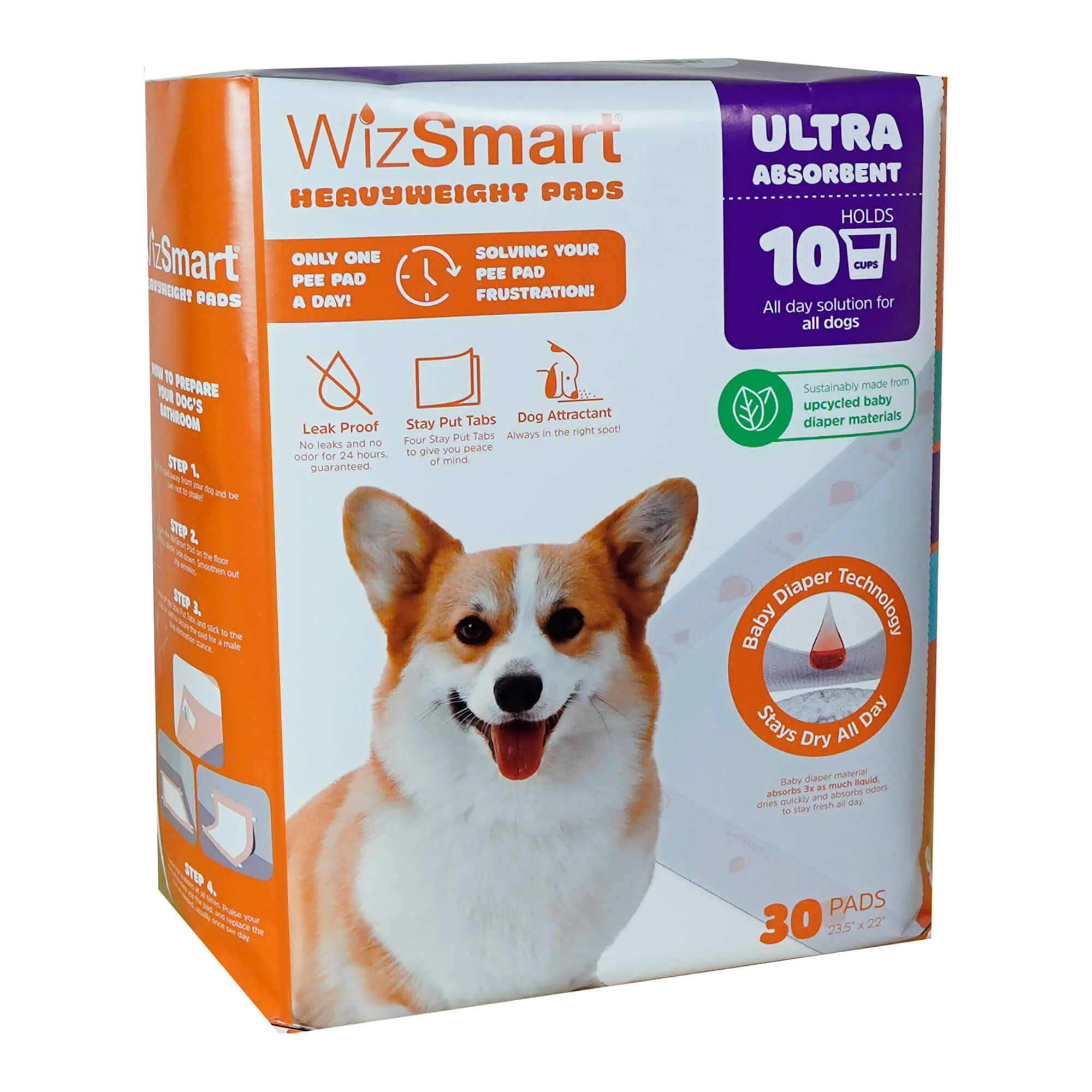 Wizsmart Heavyweight Ultra Absorbent Pads - Healthber
