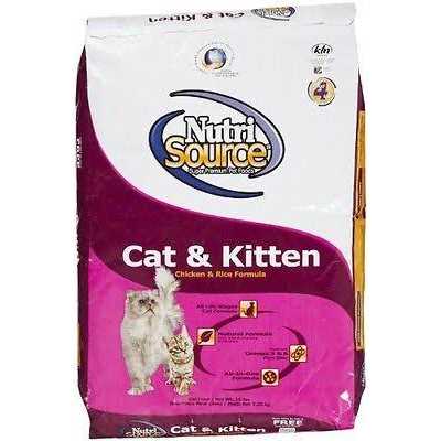 NutriSource Cat Kitten Dry Food, Chicken Rice - Healthber