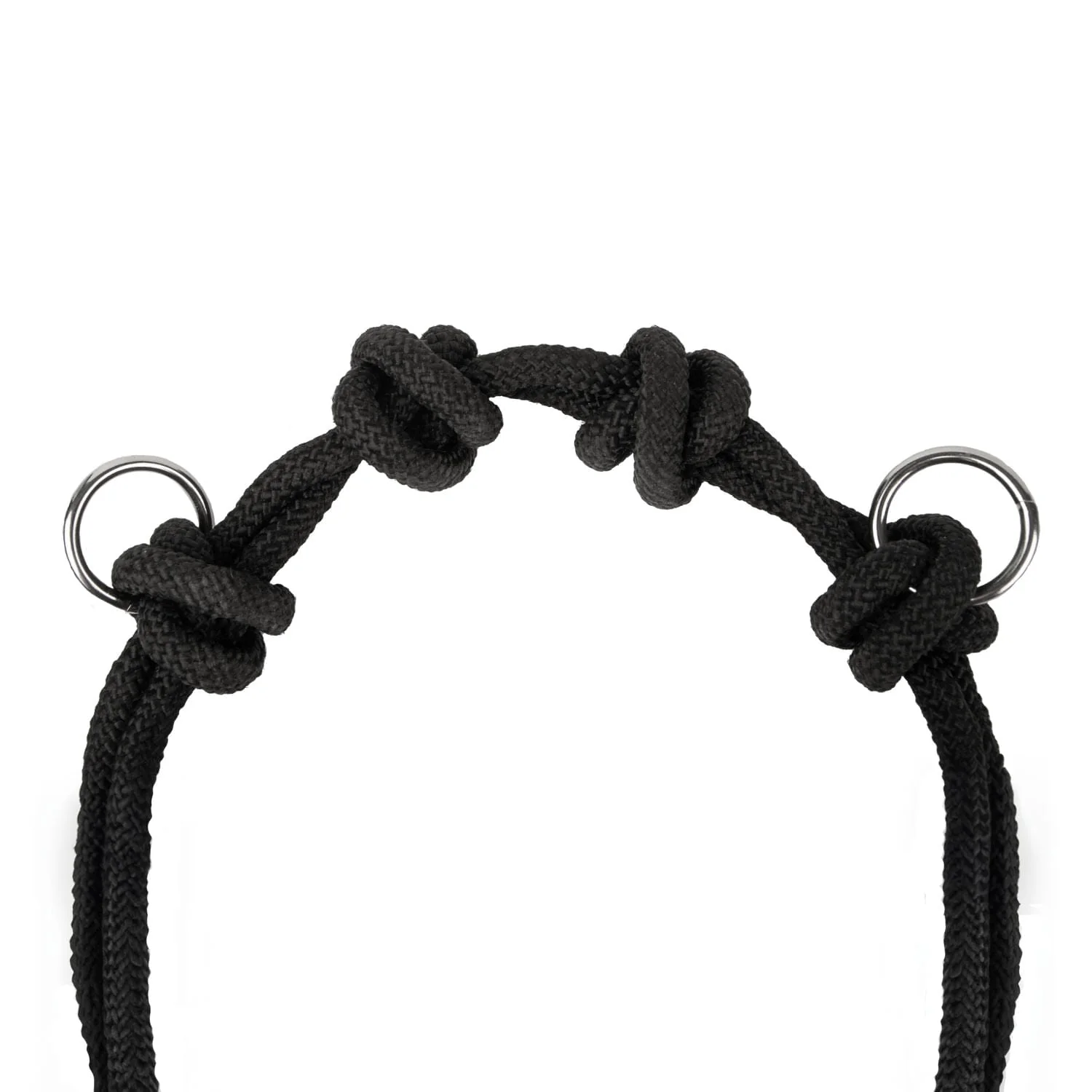 Mustang 4-knot Side Pull Rope Halter - Healthber