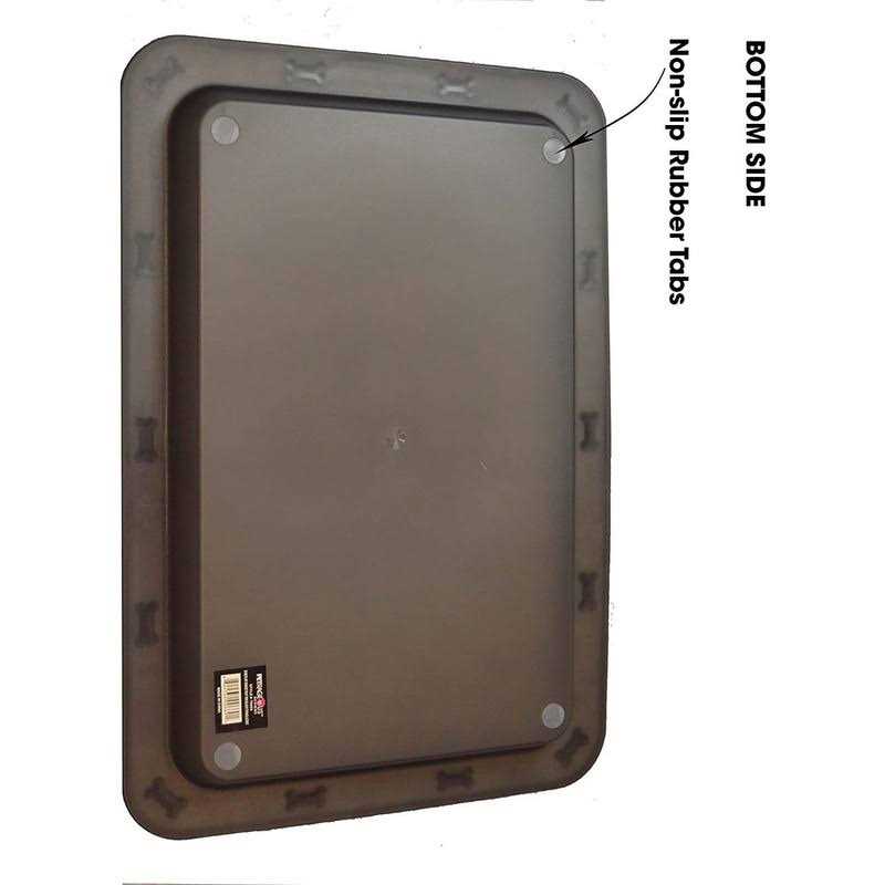 Petrageous Bone n Up for Dinner Tray Black - Healthber
