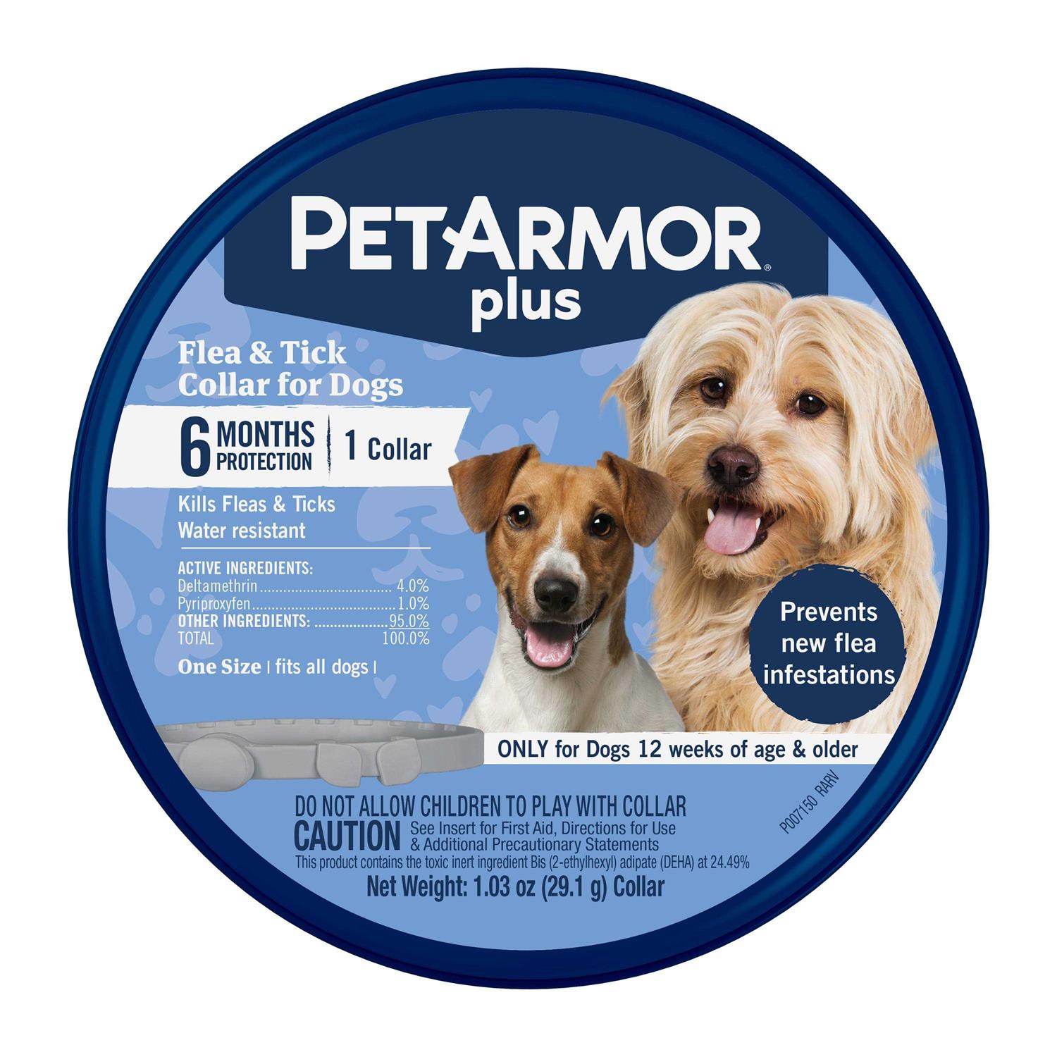 PetArmor Plus Flea & Tick Collar for Dogs - Healthber